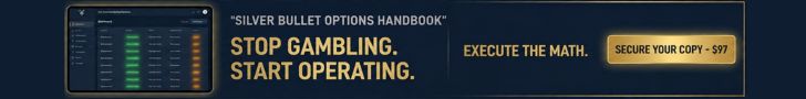 Silver Bullet Options Handbook — 728x90 Banner